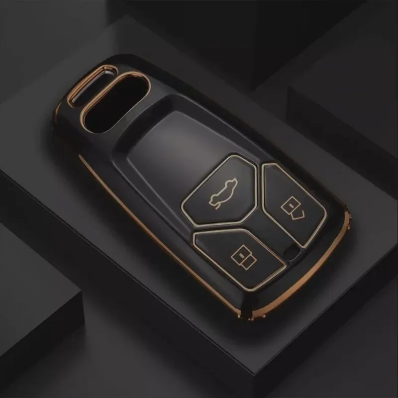 Audi Schlüssel Hülle, Weiches TPU Schutzhülle Schlüsselhülle für Audi