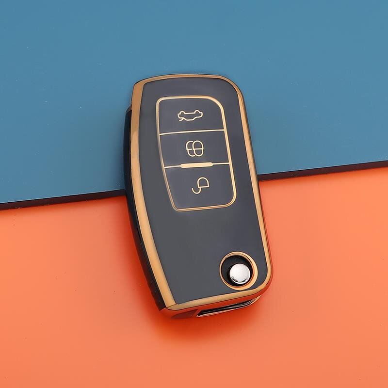 kwmobile Schlüsseltasche Autoschlüssel Hülle für Fiat Lancia,  Schlüsselhülle Schlüssel Case Cover, KOMPATIBEL MIT: passend für Fiat  Lancia 3-Tasten Autoschlüssel
